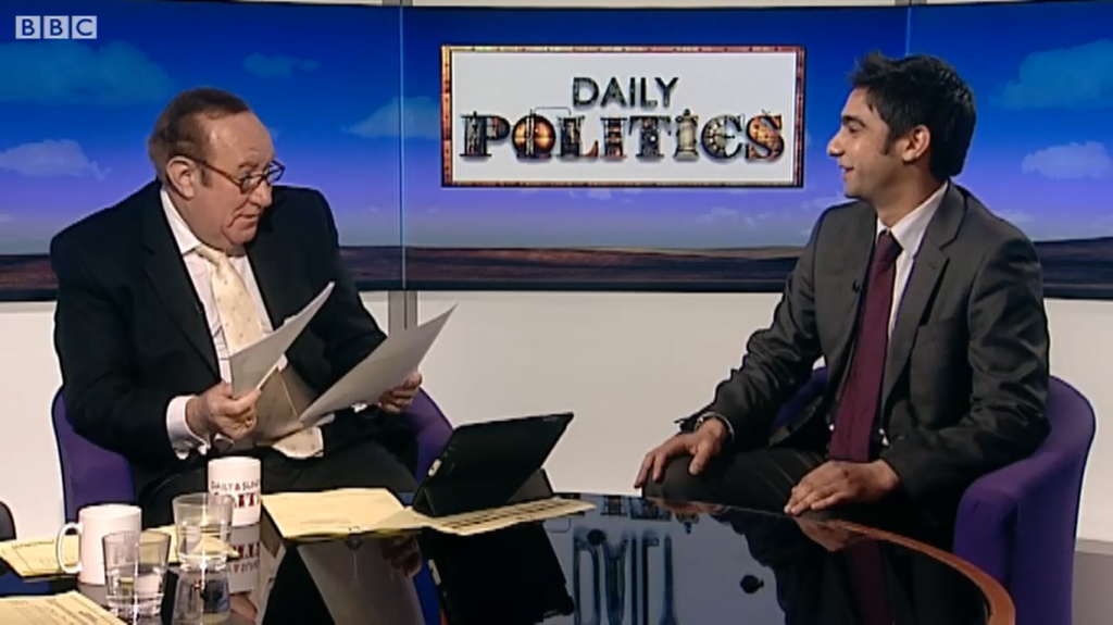 Salman Shaheen - Andrew Neil - Daily Politics